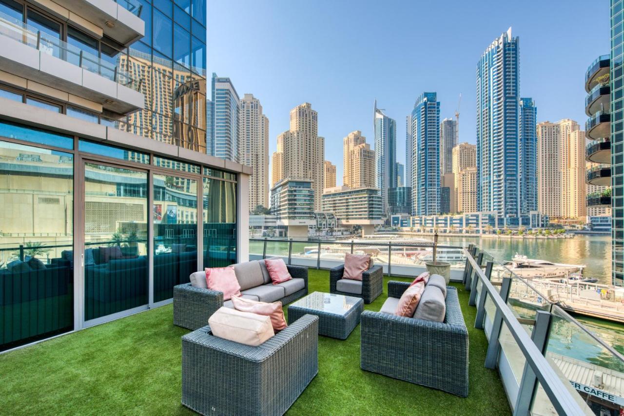 Maison Privee - Big, Bright, Luxury Marina Views Apt Next To Beach ドバイ エクステリア 写真
